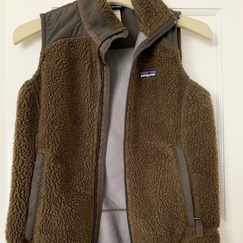 Patagonia Retro Pile Brown Fleece Vest